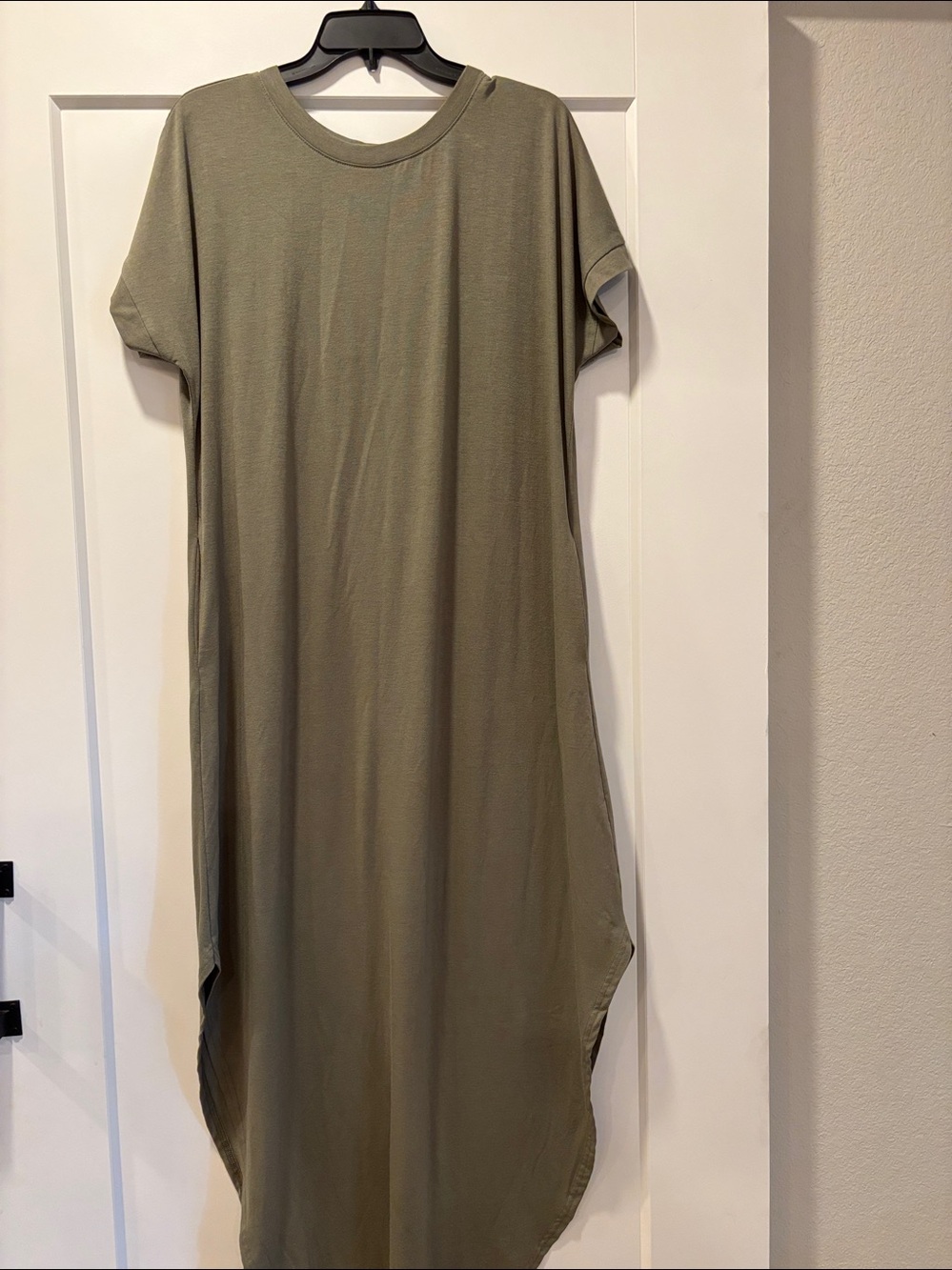 Prinbara Sleeveless Sundress, Beach Dress, Swimsuit Cover Up,Loungewear-XL olive